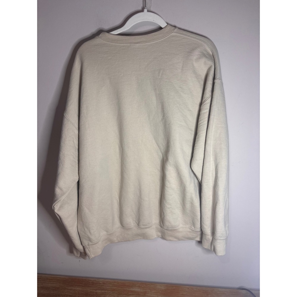 Ella Langley Paint The Town Blue Sweatshirt Tan Western Graphic Crewneck XL - Picture 4 of 8